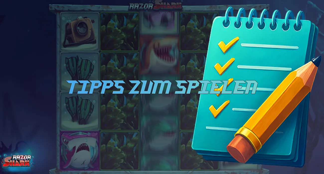 Eine Übersicht über Tipps und Funktionen zum Spielen von Razor Shark Slot.