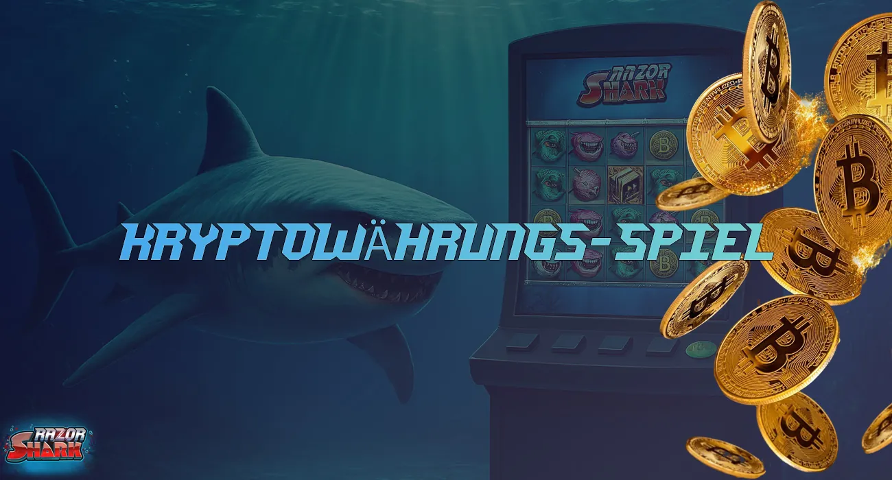 Sie können Razor Shark mit Kryptowährung spielen.